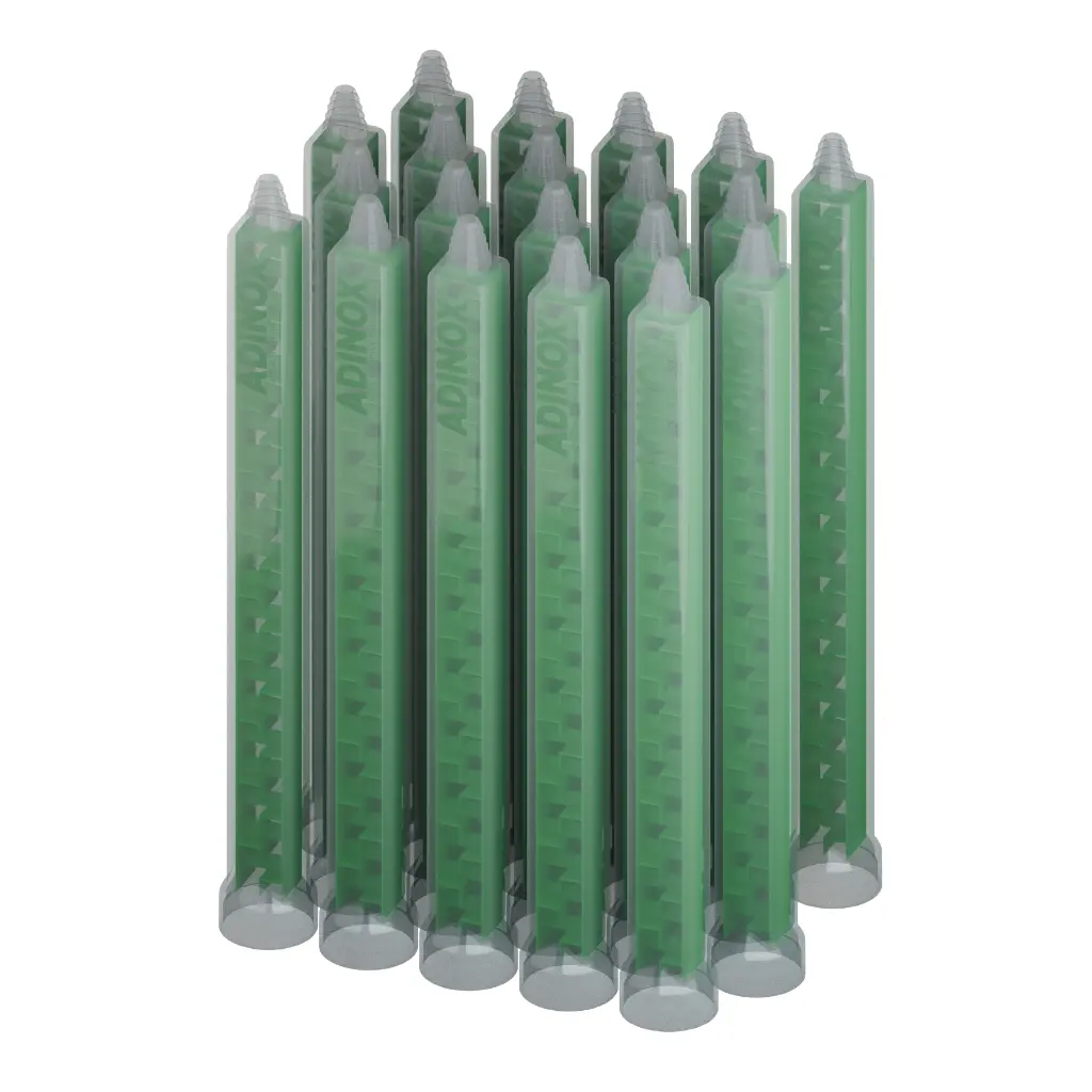 MGQ0824T Square mixing nozzle with thread, 24 elements, 1:1 for 200ml, 400ml, 600 ml and 1500 ml cartridges, pack of 20