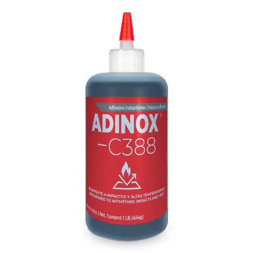 [C38854] ADINOX® C388 Black, rubber toughened, instant adhesive 1 Lb.